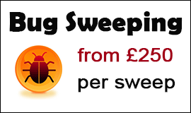 Bug Sweeping Cost in Harwich